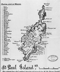 St Paul Island map